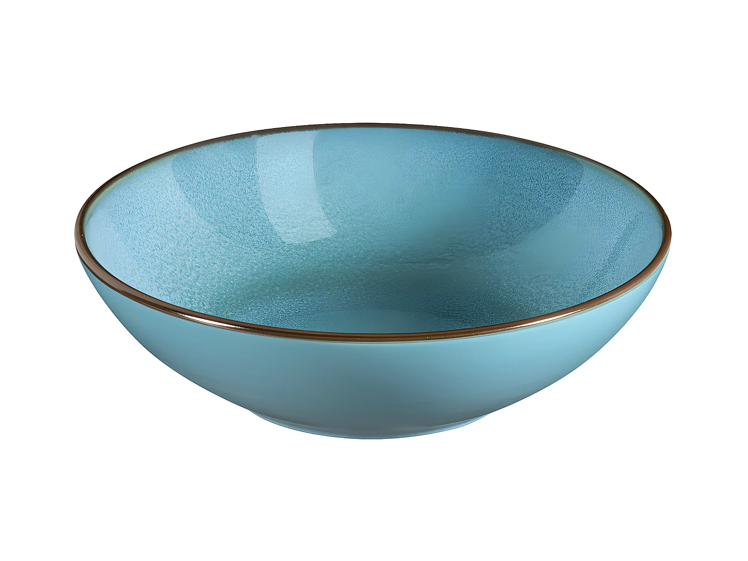 Feeling Turquoise - Assiette salade et pâtes 18 cm (lot de 6)