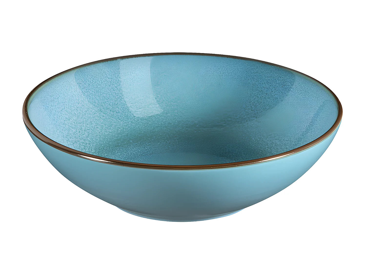 Feeling Turquoise - Assiette salade et pâtes 18 cm (lot de 6)