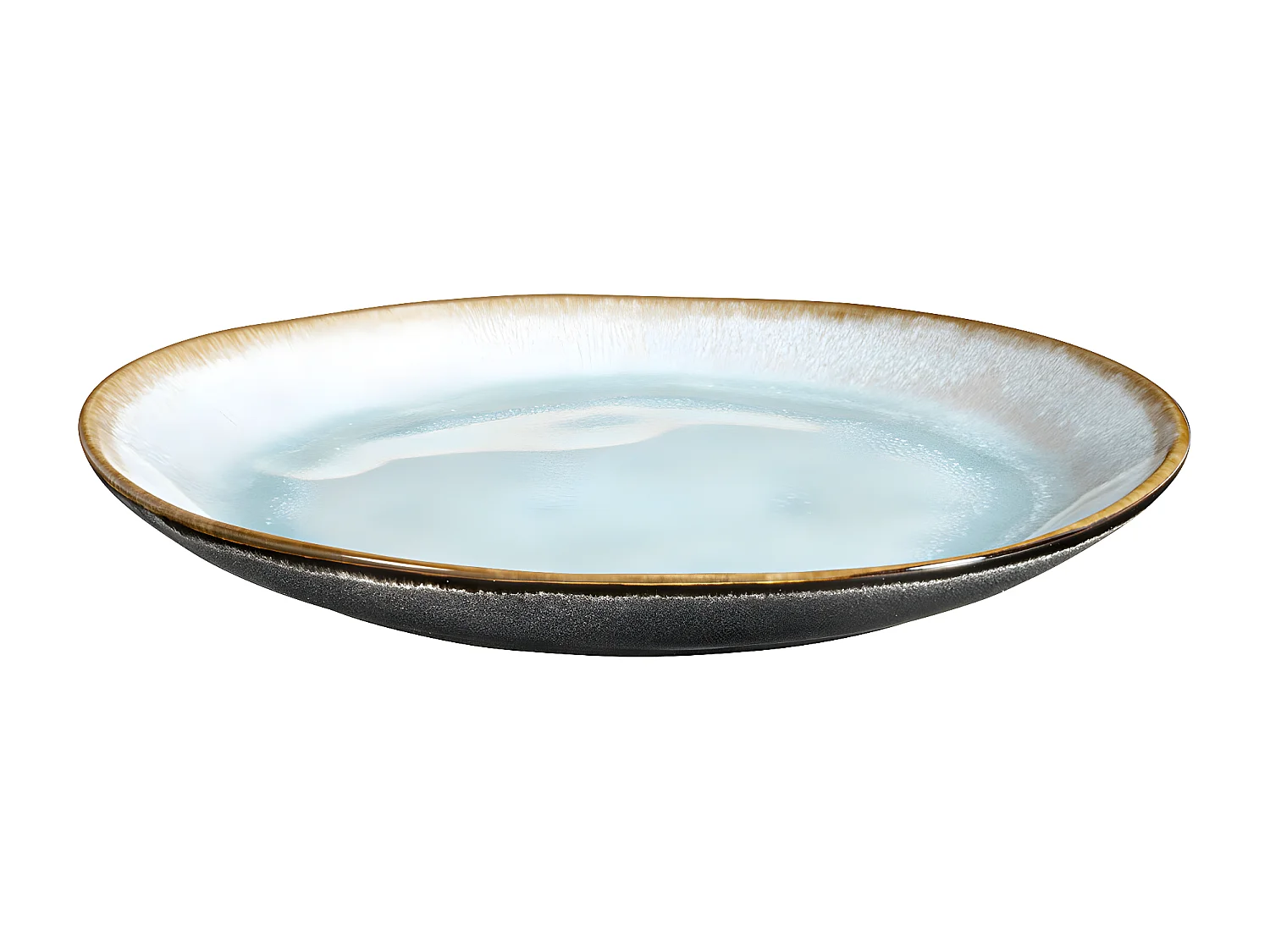 Shadow Aqua - Assiette plate 28 cm (lot de 6)