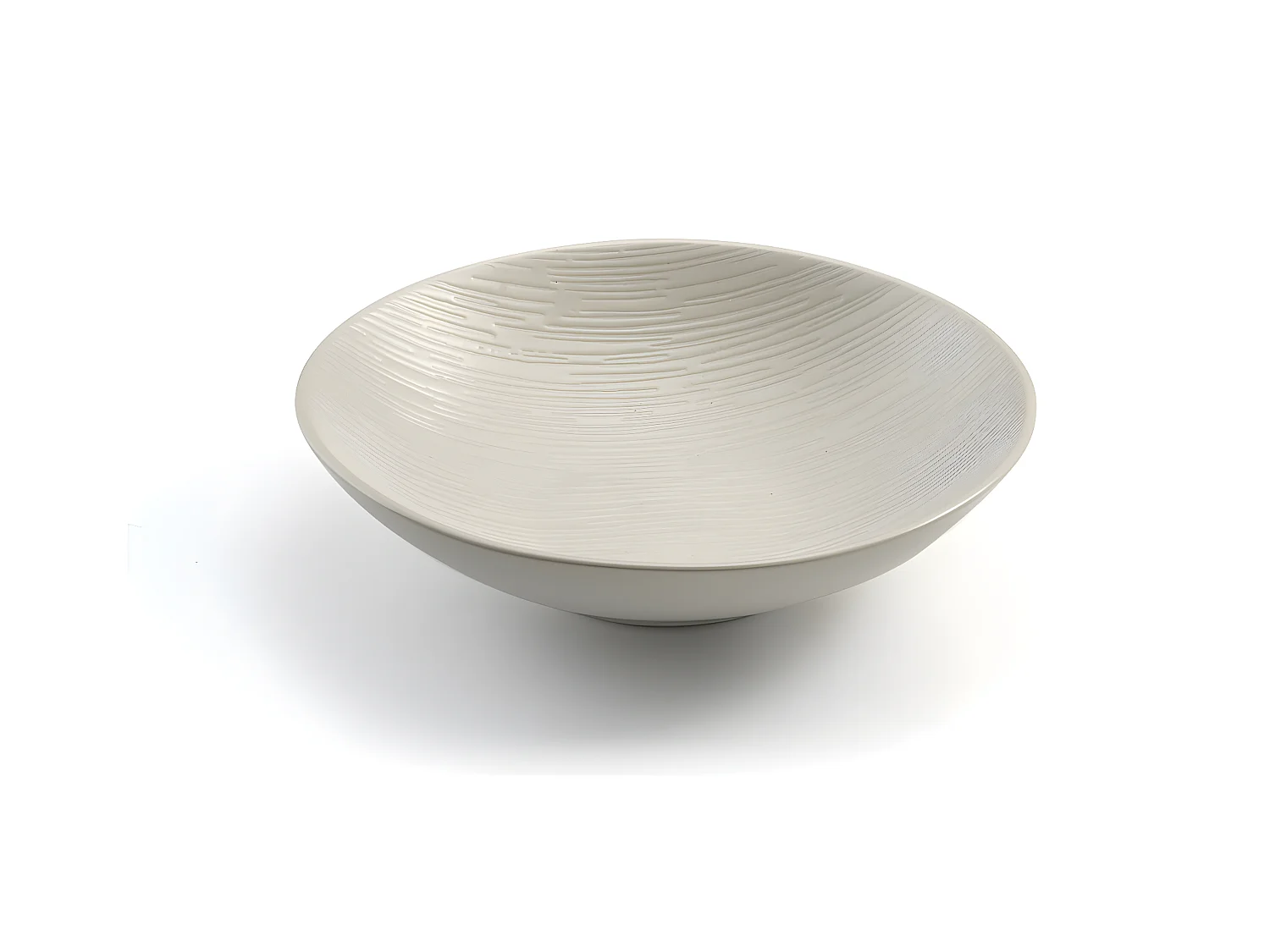 Magma Ivoire - Assiette salade et pâtes 19 cm (lot de 6)