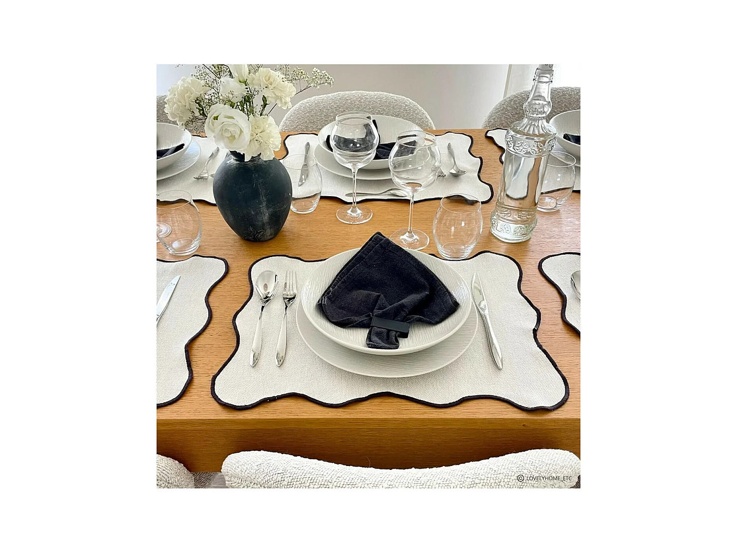 Magma Ivoire - Assiette salade et pâtes 19 cm (lot de 6)