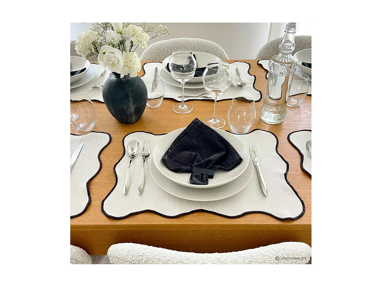 Magma Ivoire - Assiette salade et pâtes 19 cm (lot de 6)