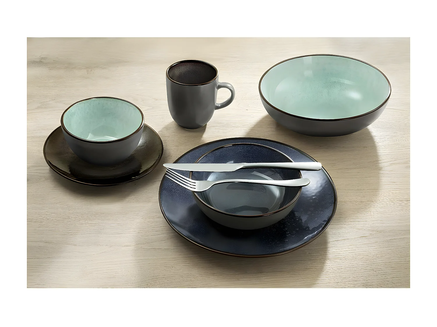 Feeling Jade - Assiette plate 26.5 cm (lot de 6)