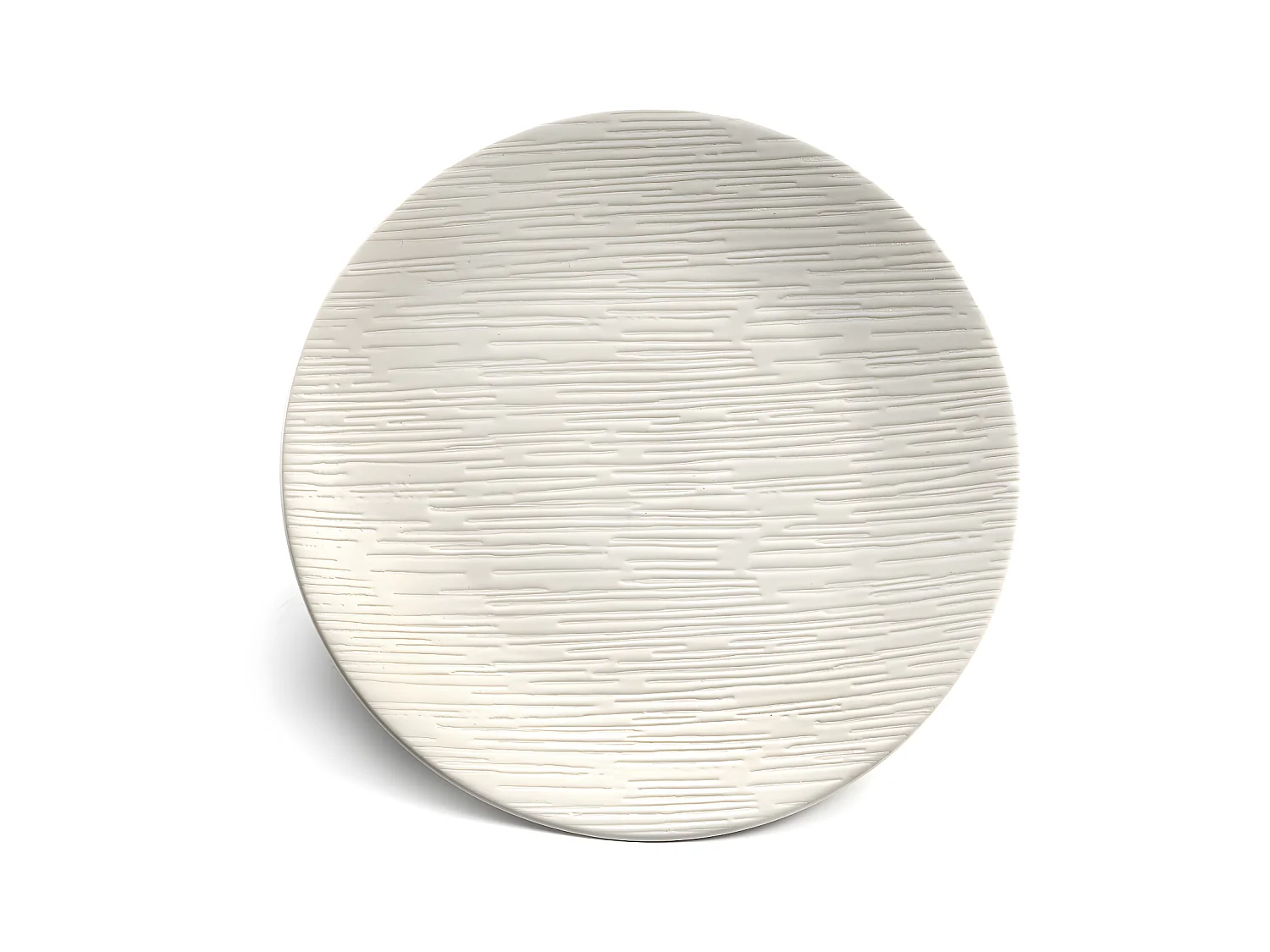 Magma Ivoire - Assiette dessert 20 cm (lot de 6)