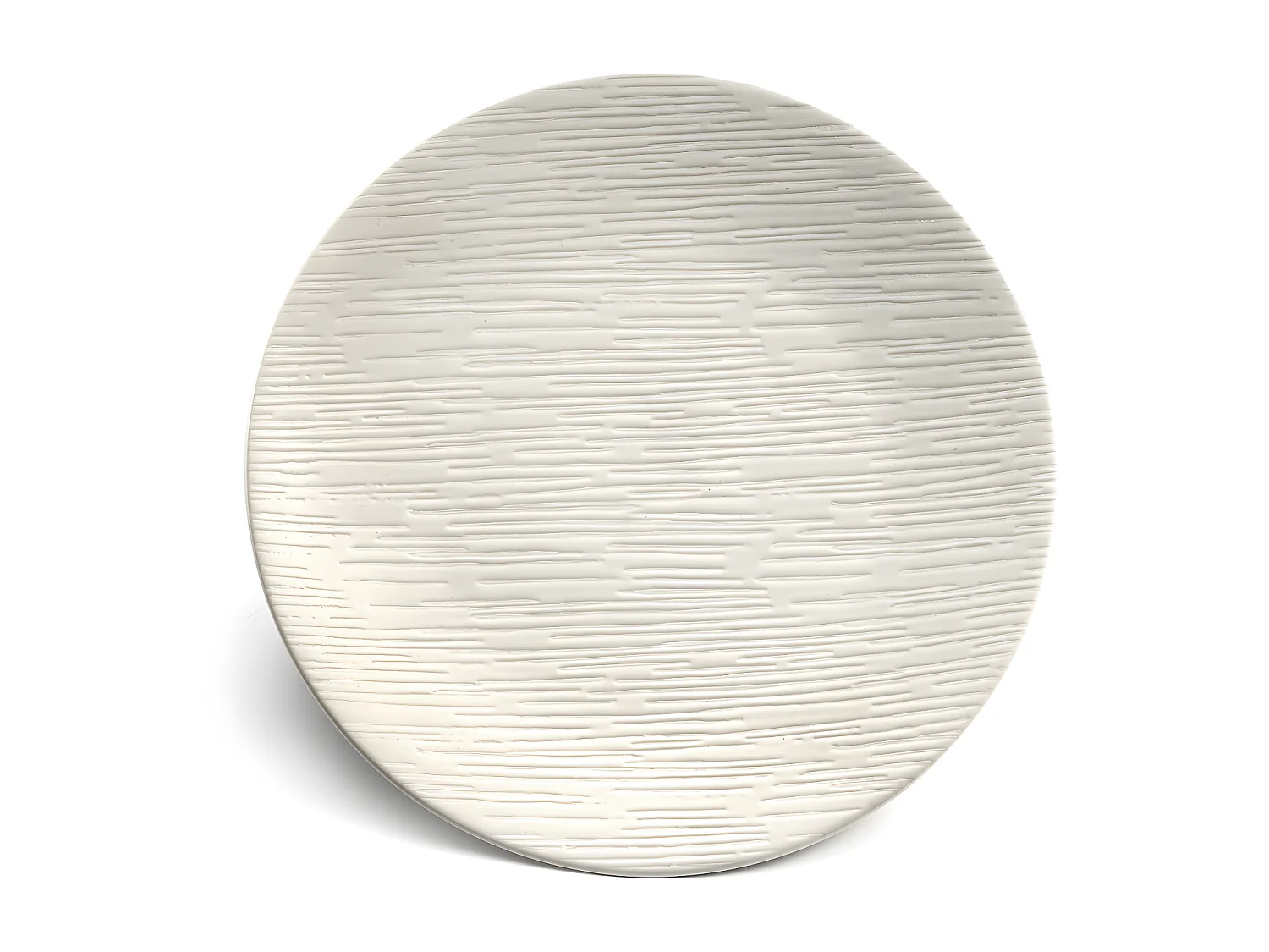 Magma Ivoire - Assiette dessert 20 cm (lot de 6)