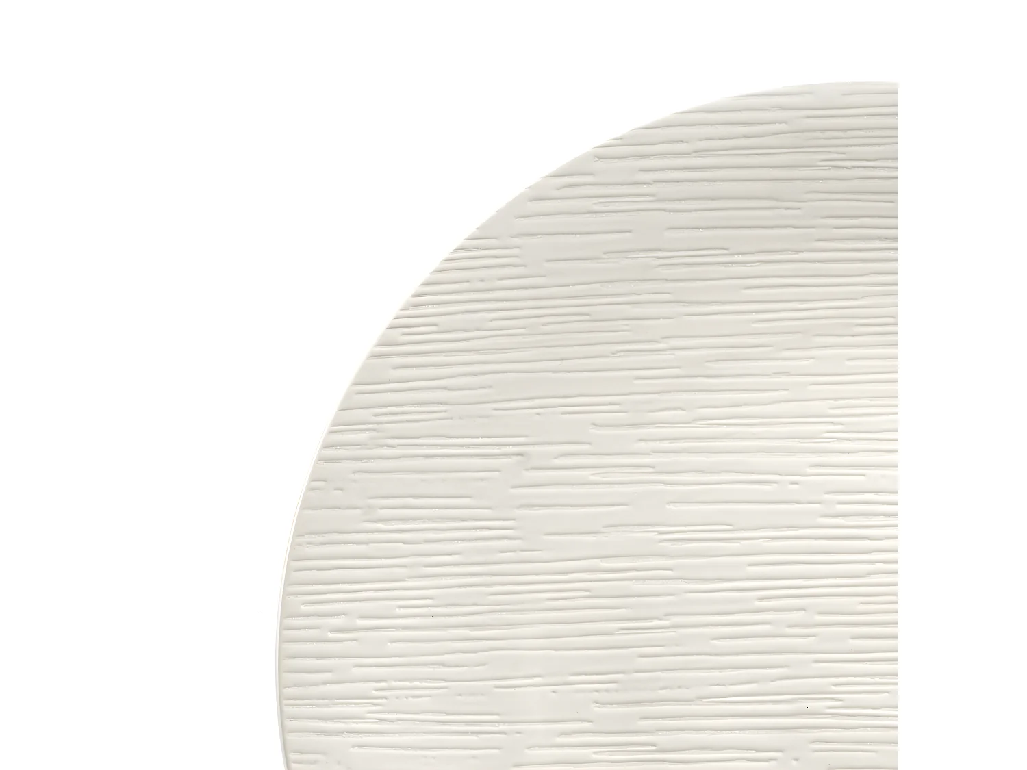 Magma Ivoire - Assiette dessert 20 cm (lot de 6)