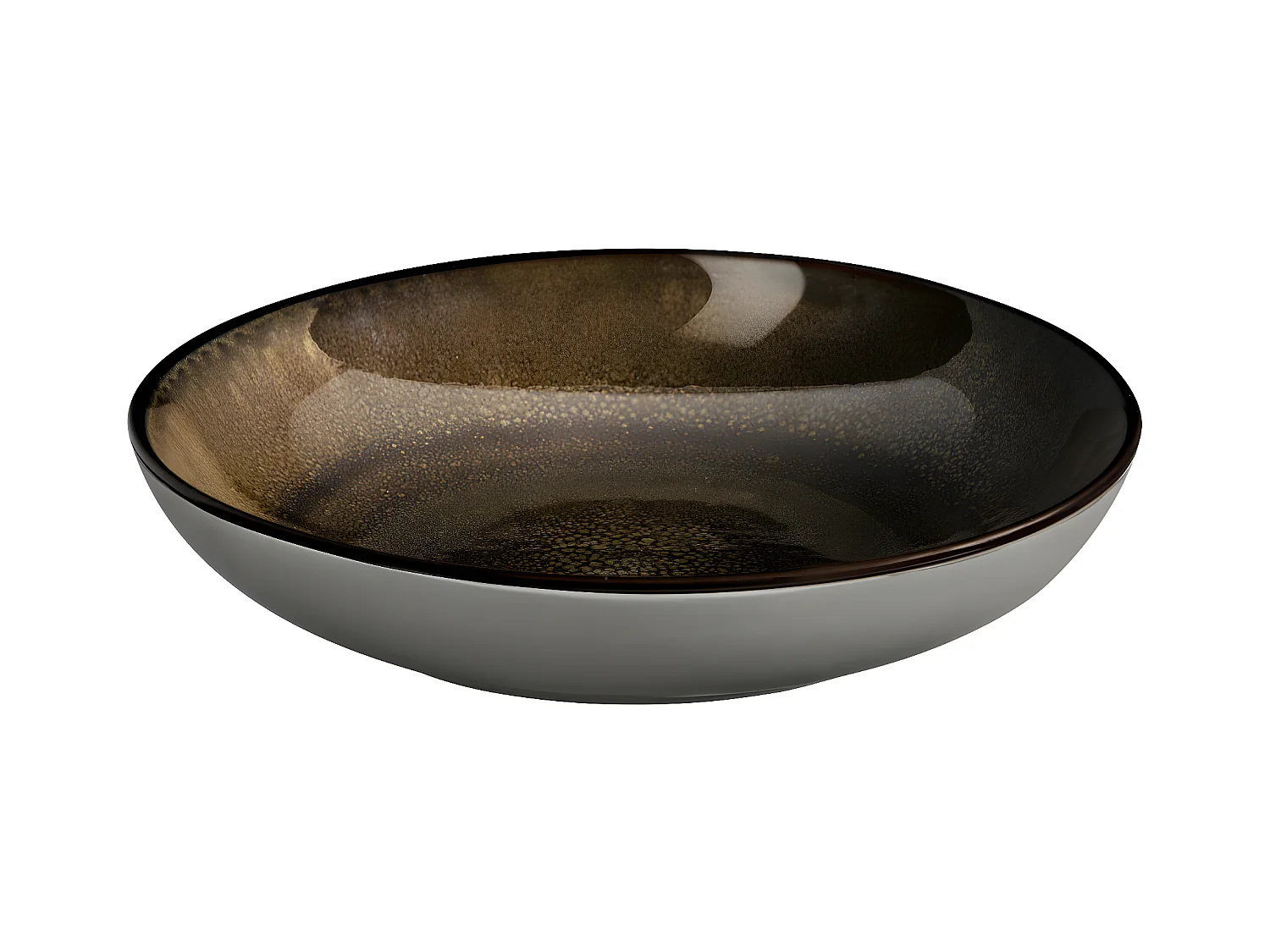 Feeling Bronze - Assiette gourmet 24.5 cm (lot de 6)