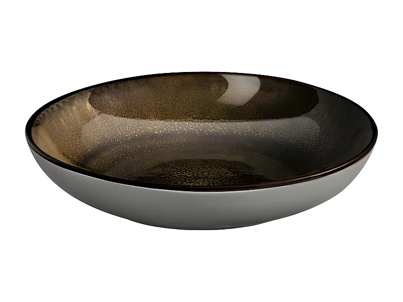 Feeling Bronze - Assiette gourmet 24.5 cm (lot de 6)