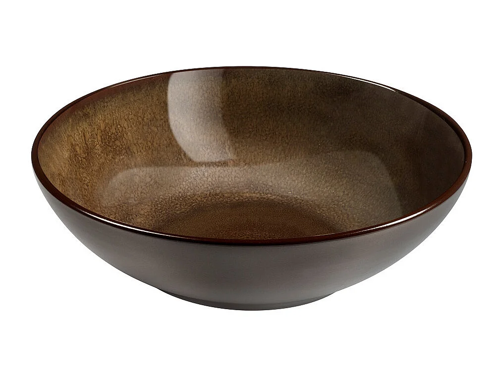 Feeling Bronze - Assiette salade et pâtes 18 cm (lot de 6)