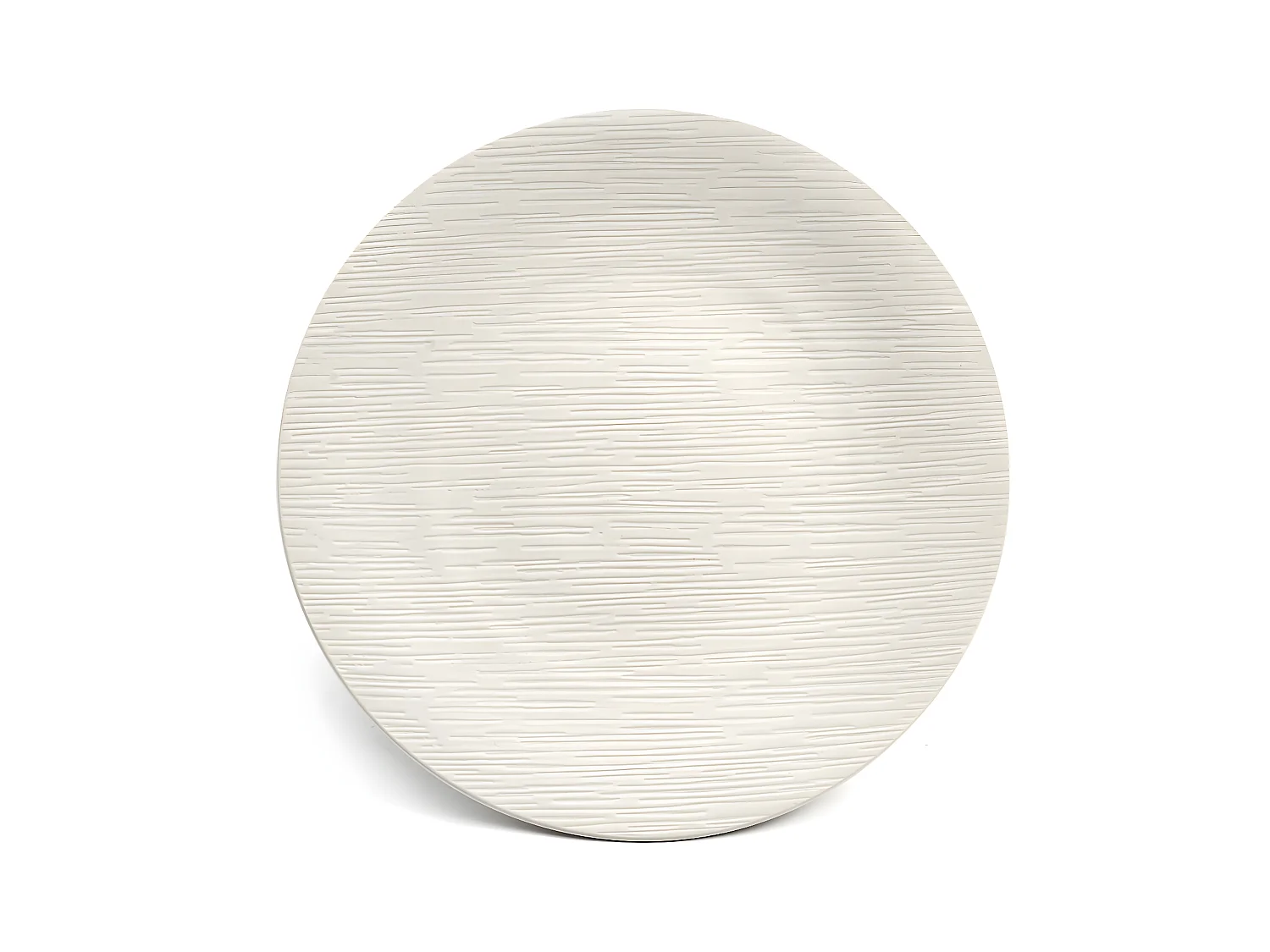 Magma Ivoire - Assiette plate 27 cm (lot de 6)