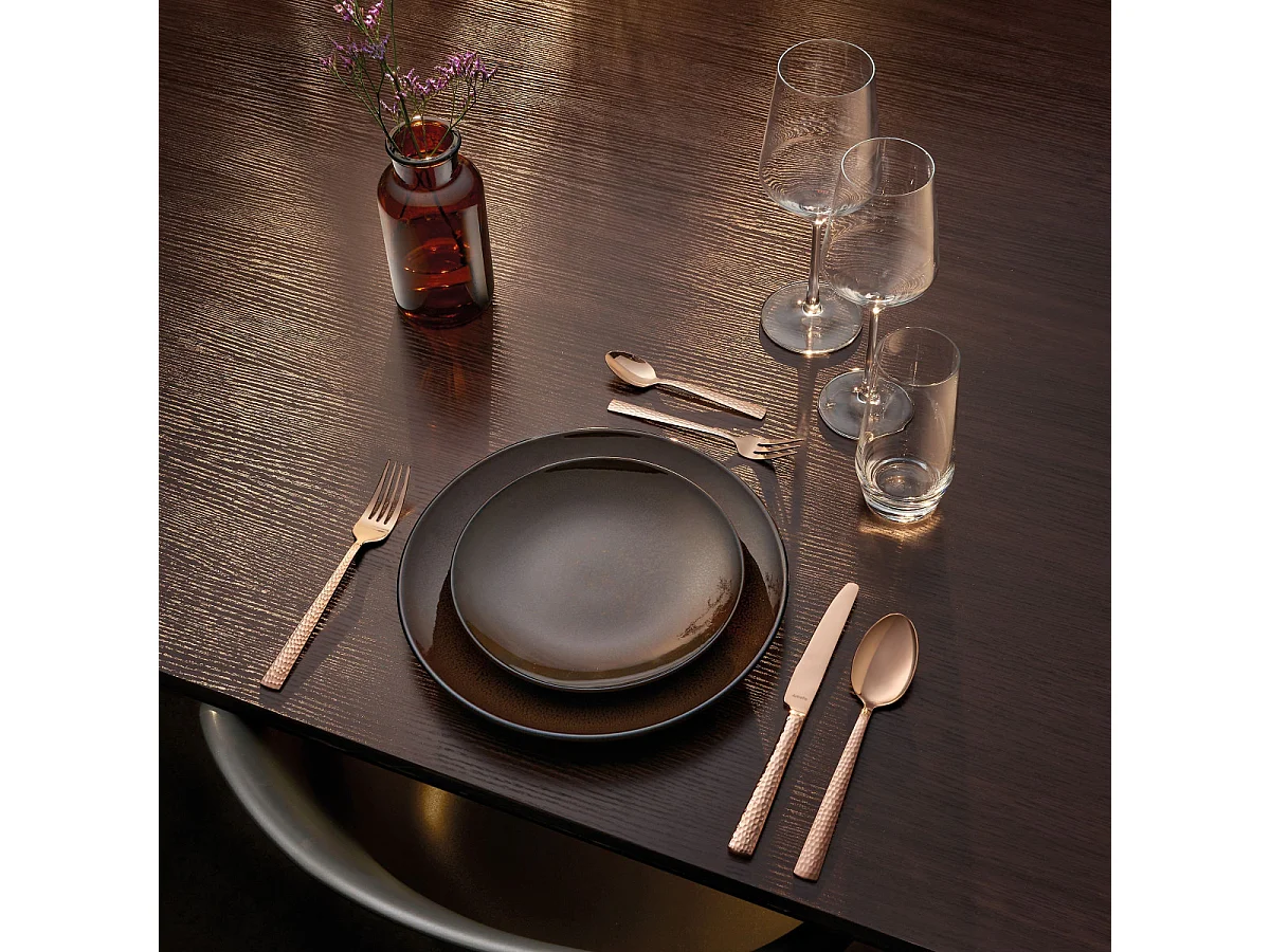 Feeling Bronze - Assiette dessert 21 cm (lot de 6)