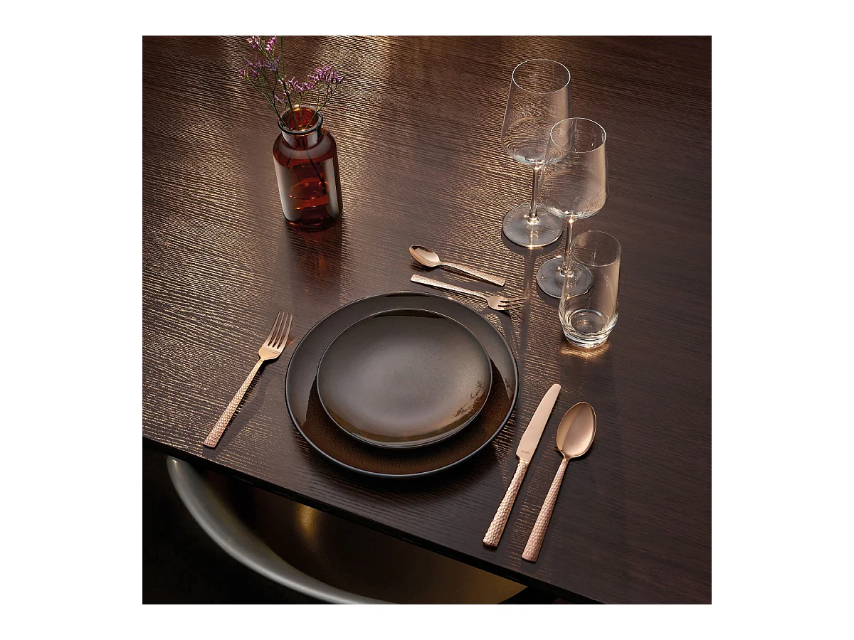 Feeling Bronze - Assiette plate 26.5 cm (lot de 6)