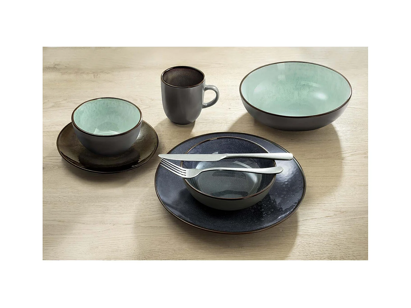 Feeling Bronze - Assiette plate 26.5 cm (lot de 6)