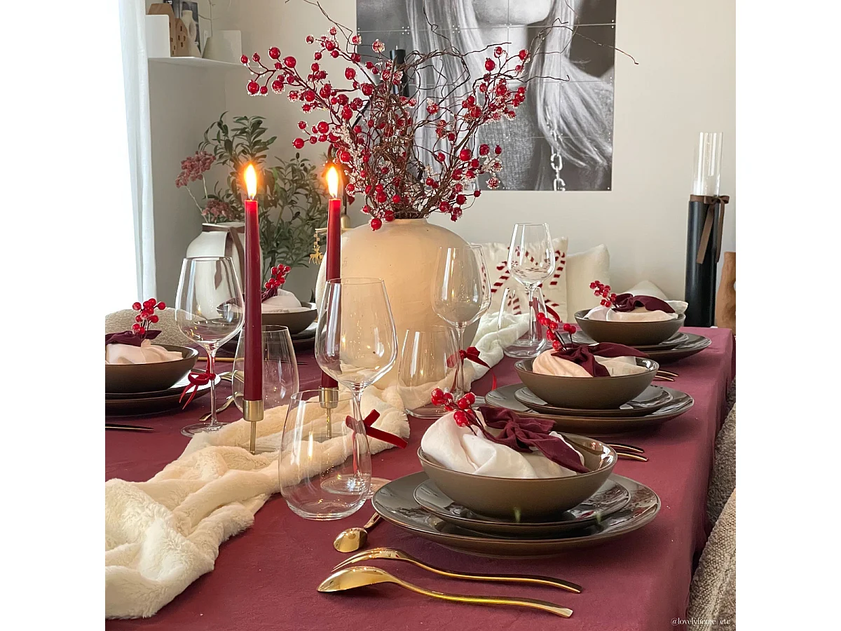 Feeling Bronze - Assiette plate 26.5 cm (lot de 6)