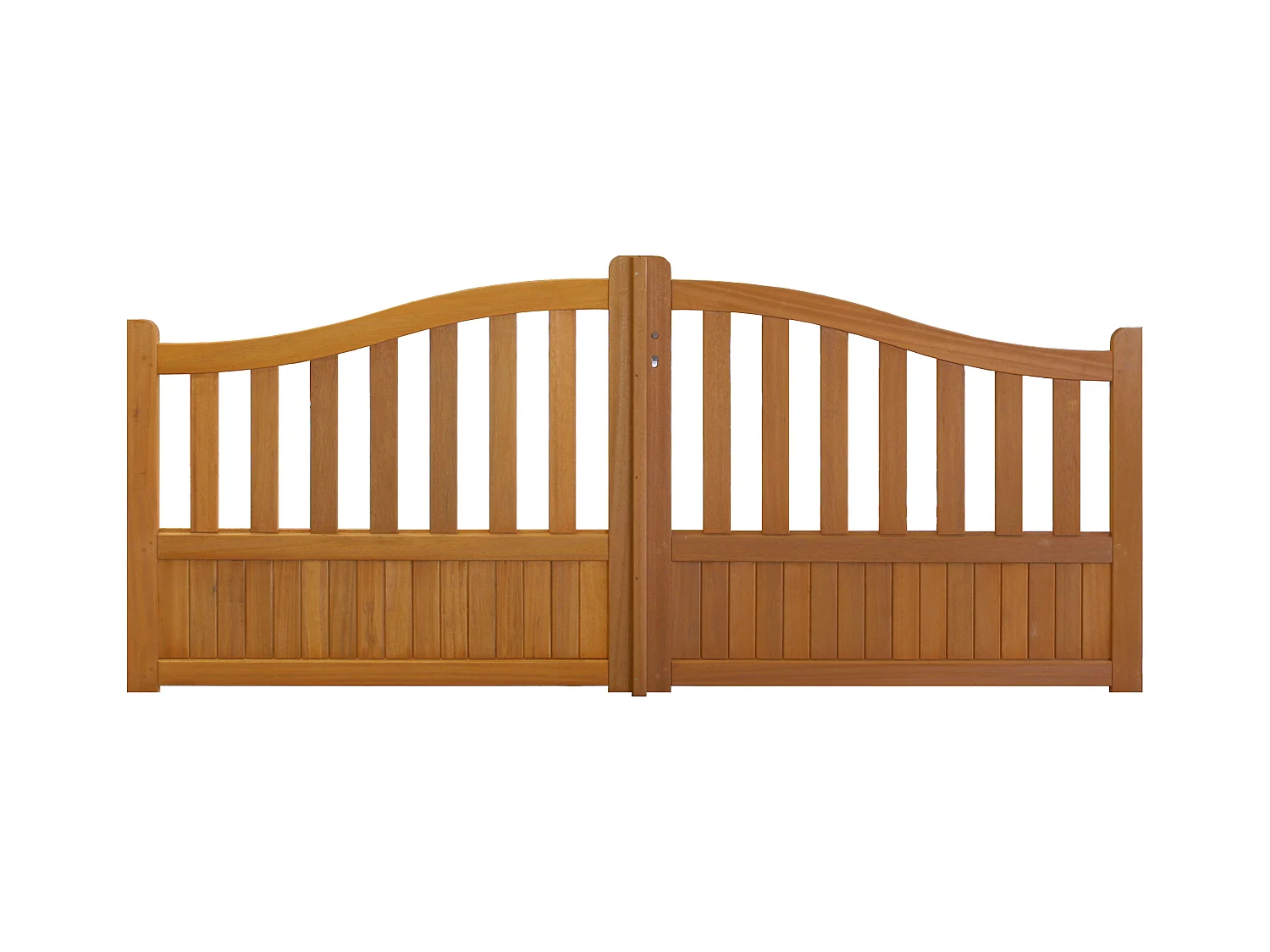 Portail En Bois Ajouree L3m X H1,10/1,30 Gd Menuiseries