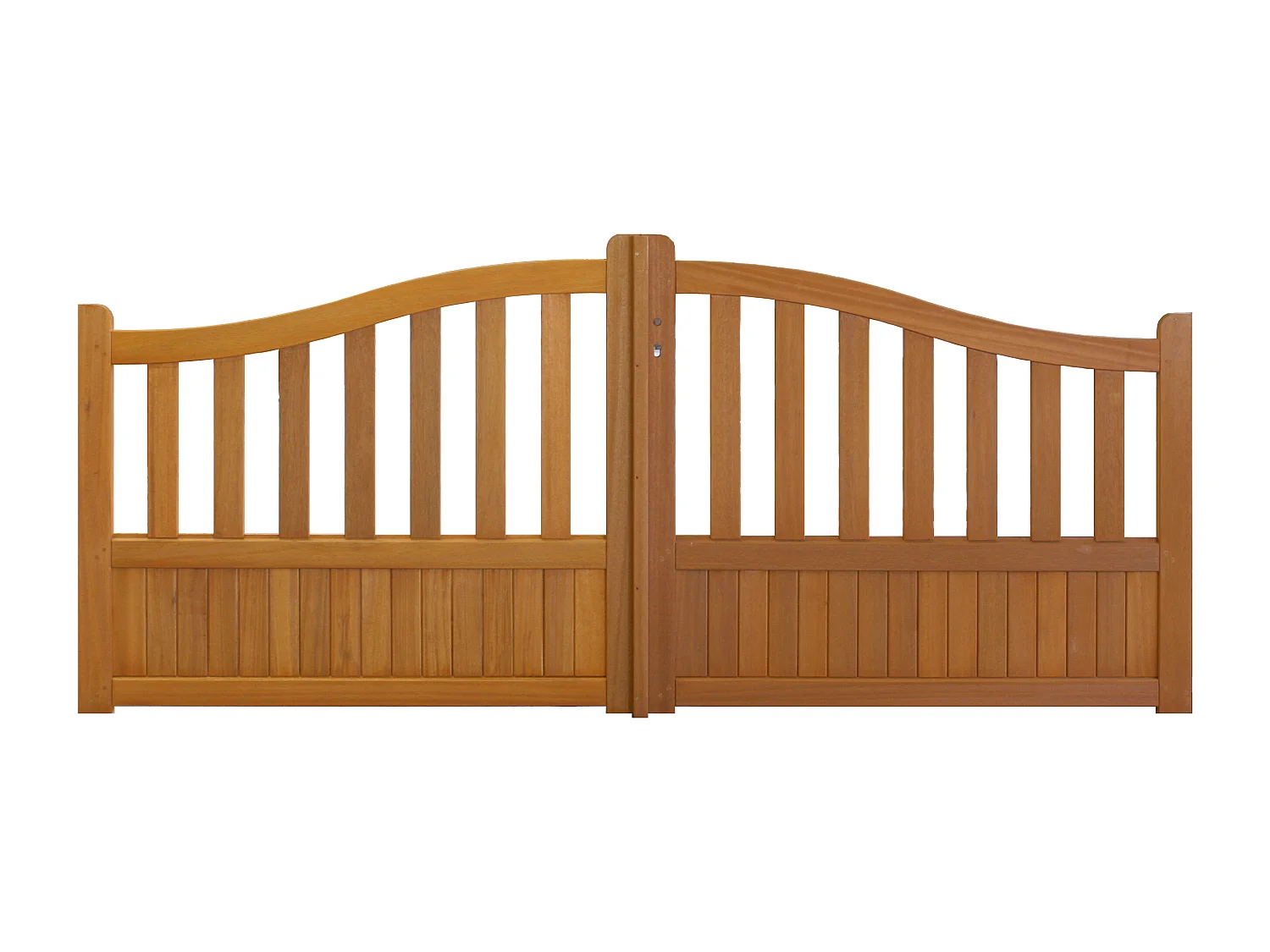 Portail En Bois Ajouree L3m X H1,10/1,30 Gd Menuiseries