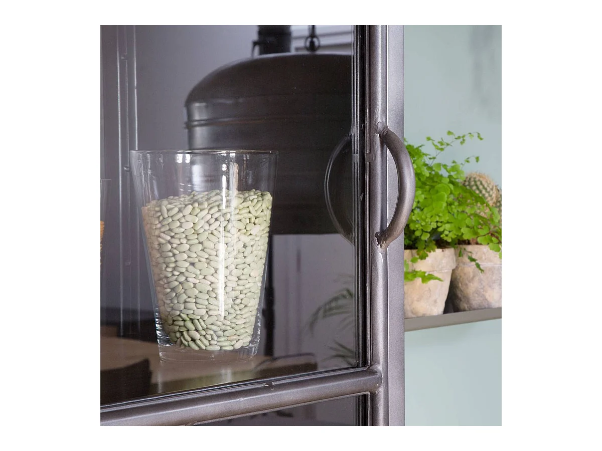 Petit vaisselier en métal Locker