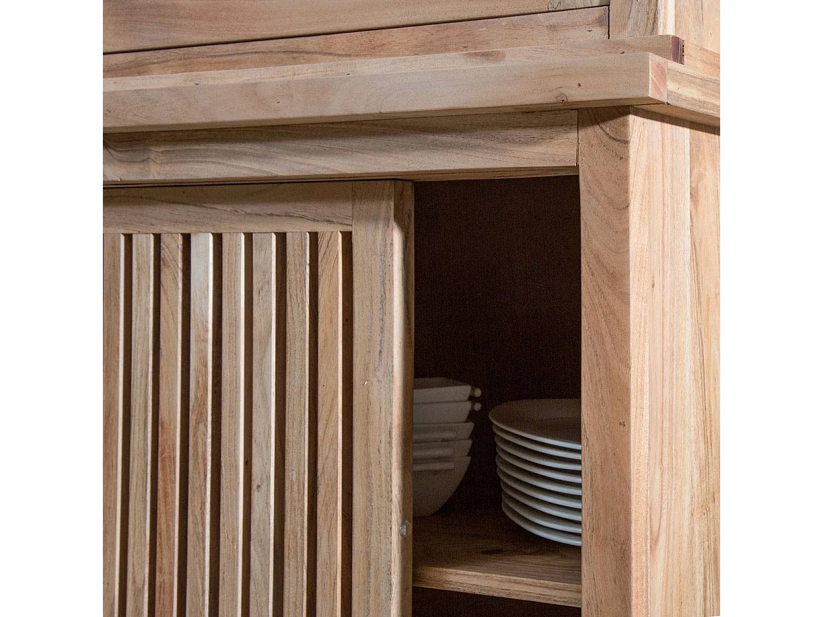 Vaisselier en bois d'acacia Salta