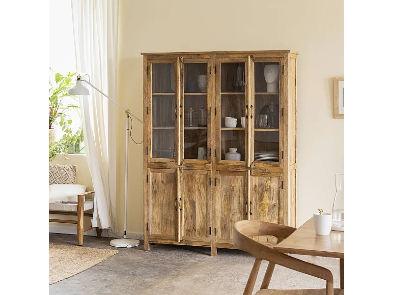 Vaisselier en bois de manguier Lisandro