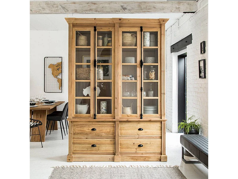 Vaisselier en bois recyclé Alba