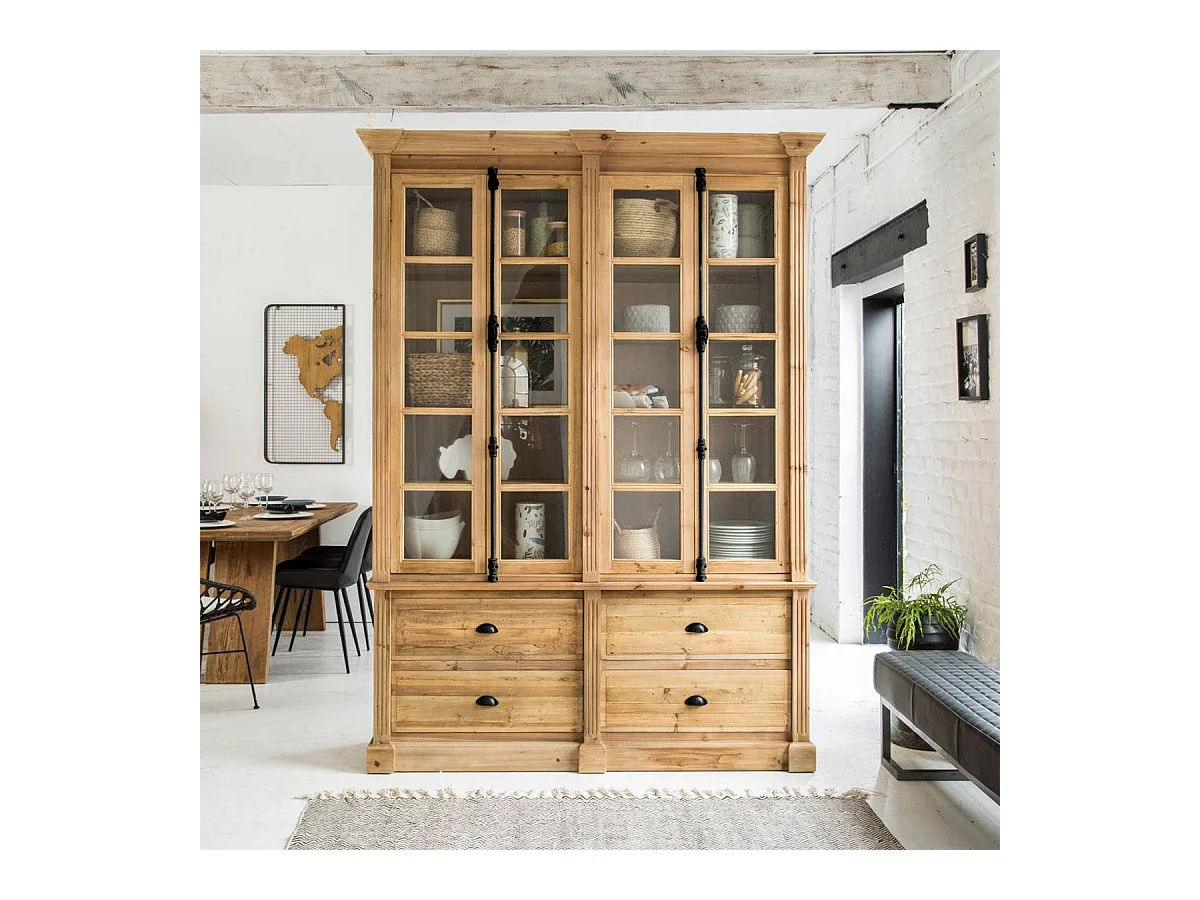 Vaisselier en bois recyclé Alba