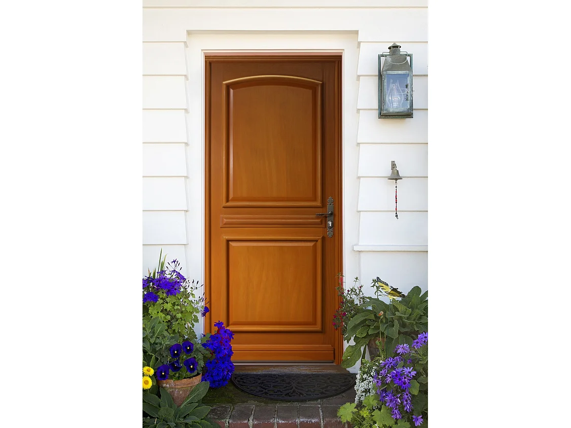 Porte d'entree Bois Pleine, Garnier, H,215xl,90 p,gauche Cote Tableau