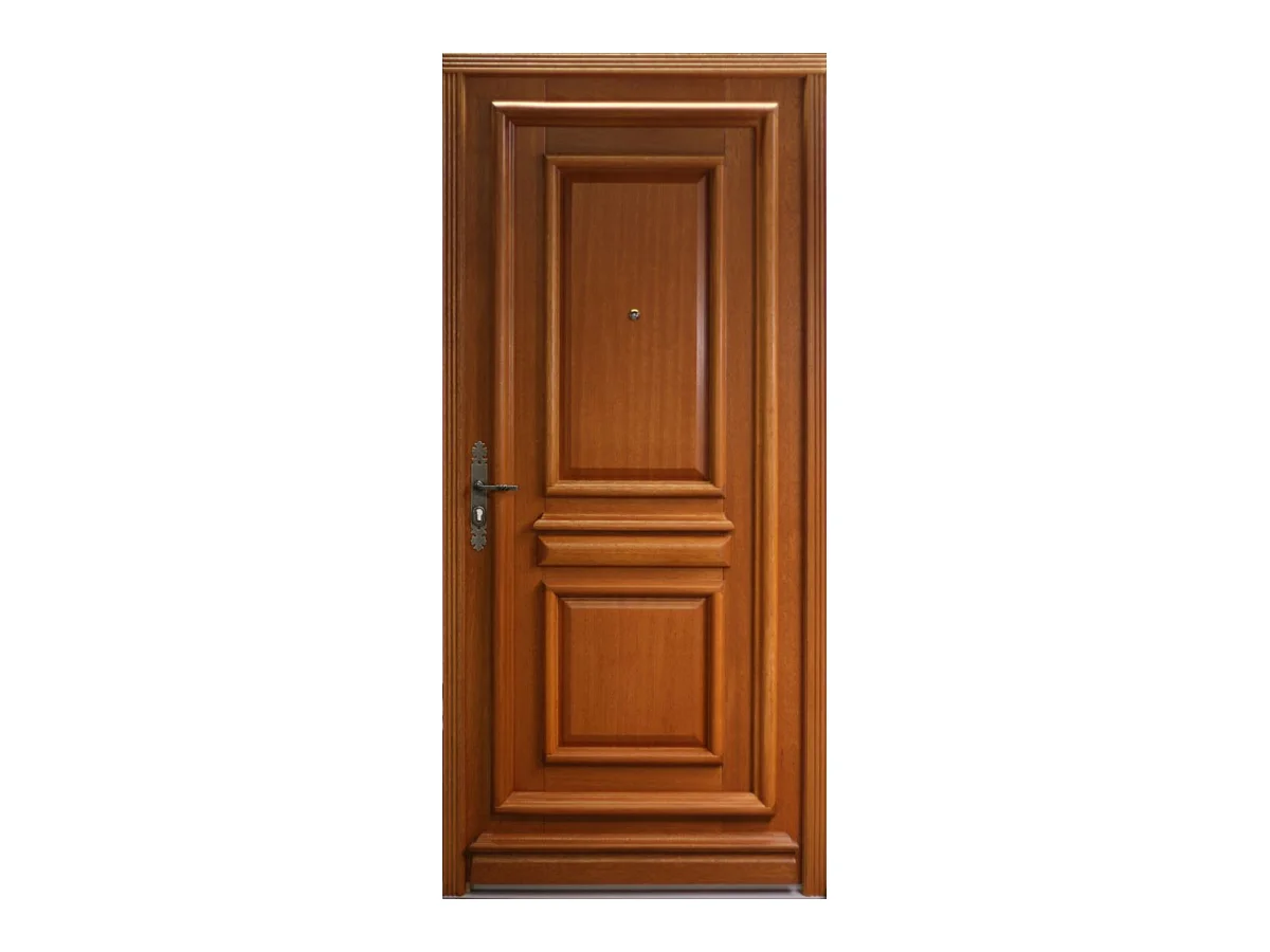 Porte D'Entrée Bois Pleine, Tahi 1, H,215Xl,90 P, Droit Côtes Tableau