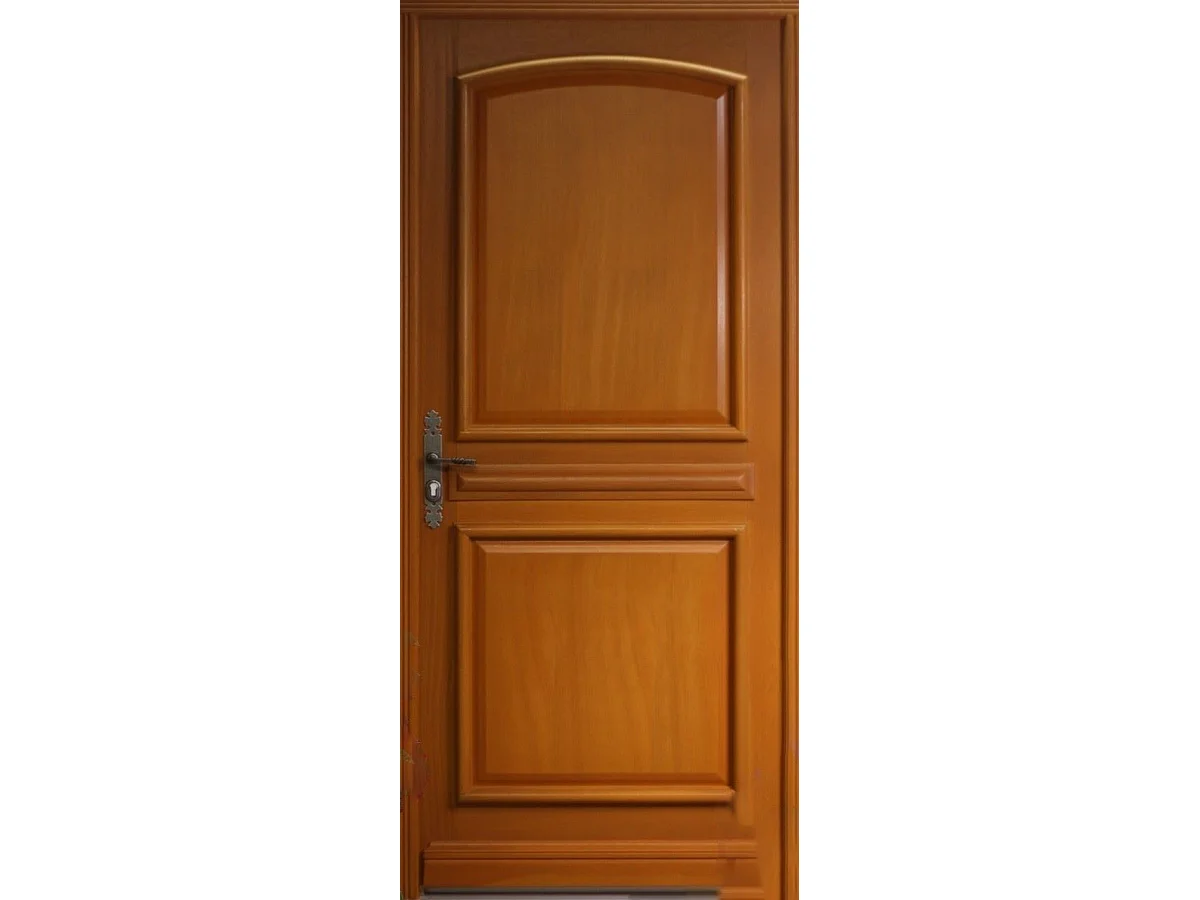 Porte D'Entrée Bois Pleine, Garnier, H,215Xl,90 P, Droit Cote Tableau