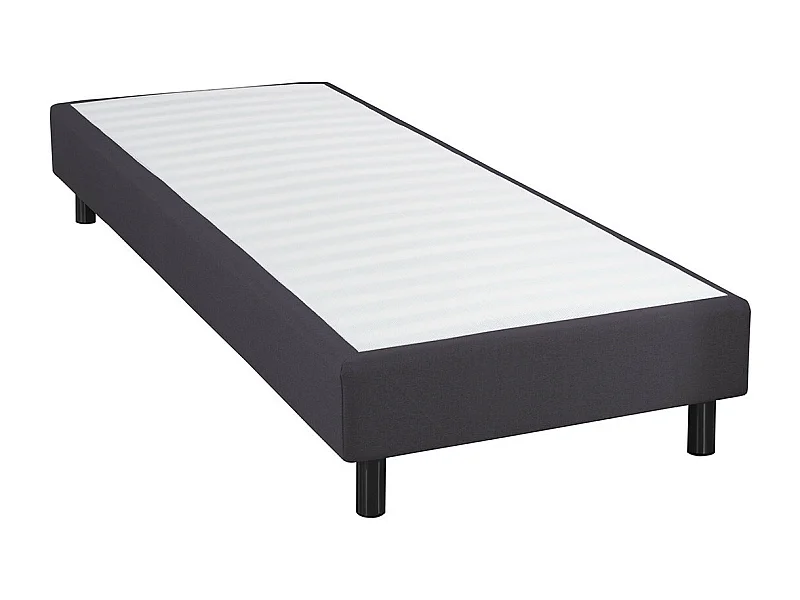 TAPIKIT - Sommier Tapissier Démontable 90x190cm Anthracite