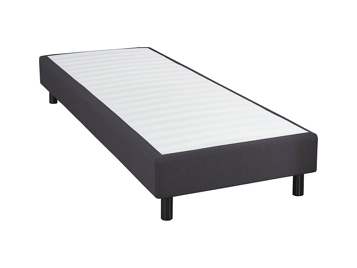 TAPIKIT - Sommier Tapissier Démontable 90x190cm Anthracite
