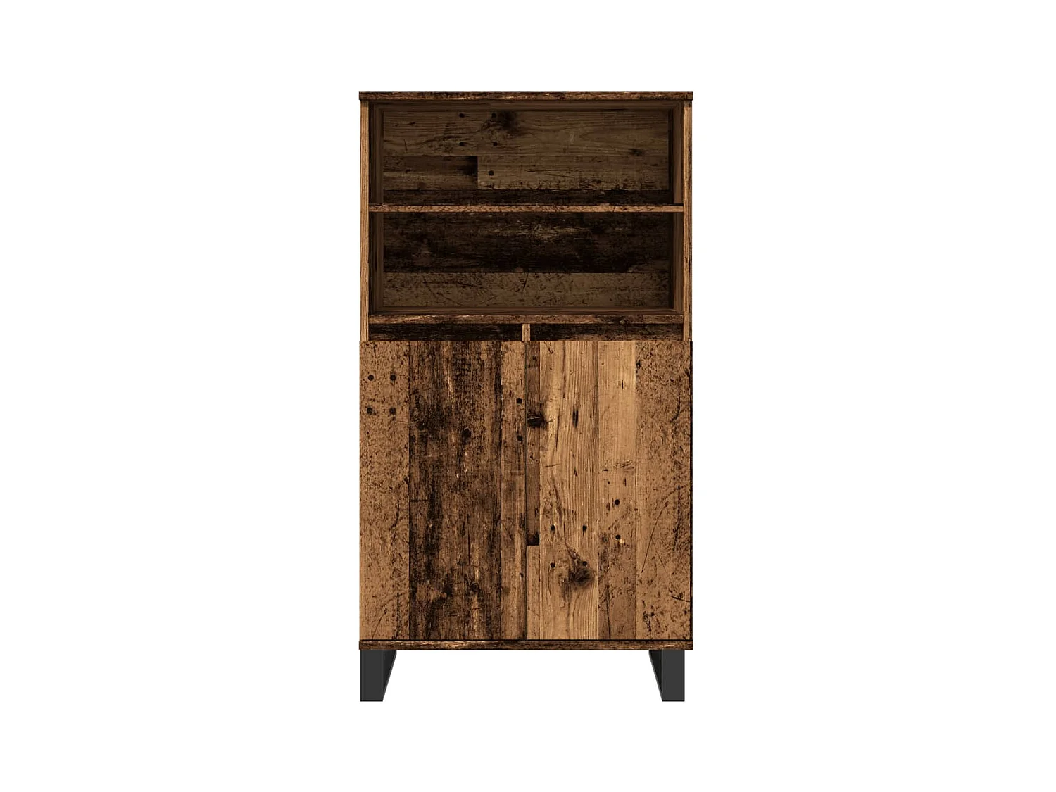 Credenza | Buffet | Armadio Legno Antico 60x36x110 cm in Legno Multistrato