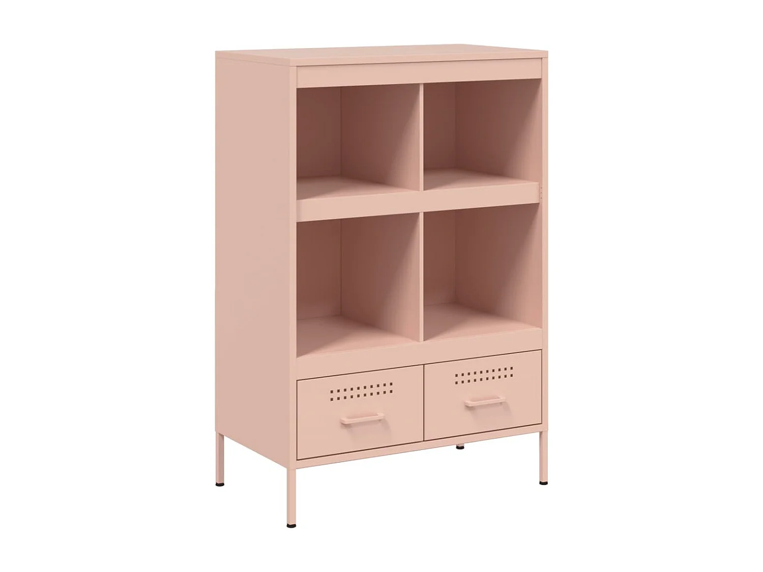 Credenza | Buffet | Armadio Rosa 68x39x101,5 cm in Acciaio