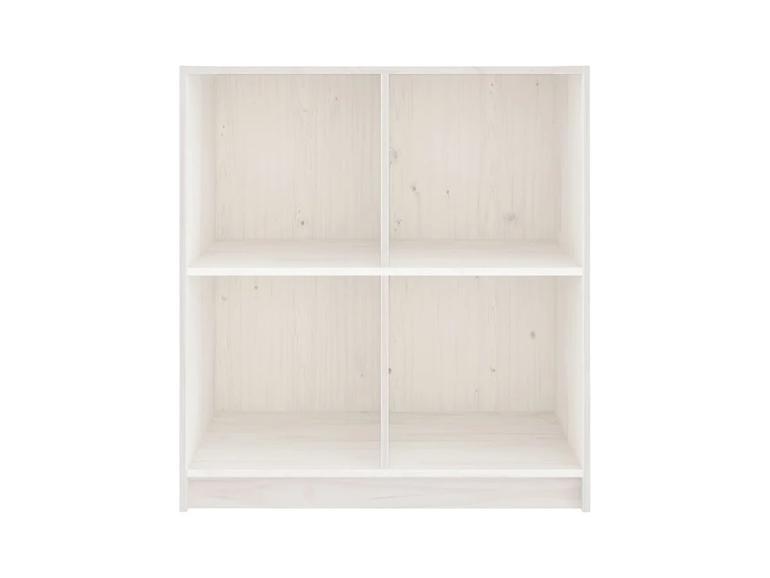 Buffet | Bahut | Meuble de rangement blanc 70x33x76 cm bois massif de pin