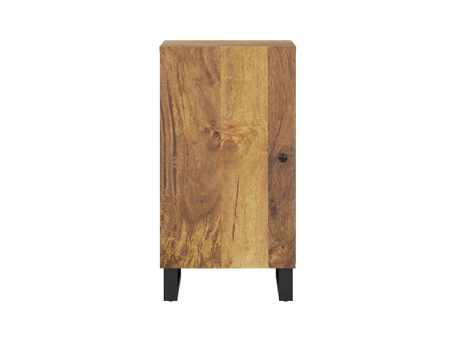 Credenza | Buffet | Armadio con Anta 40x31x75 cm in Legno Massello di Mango