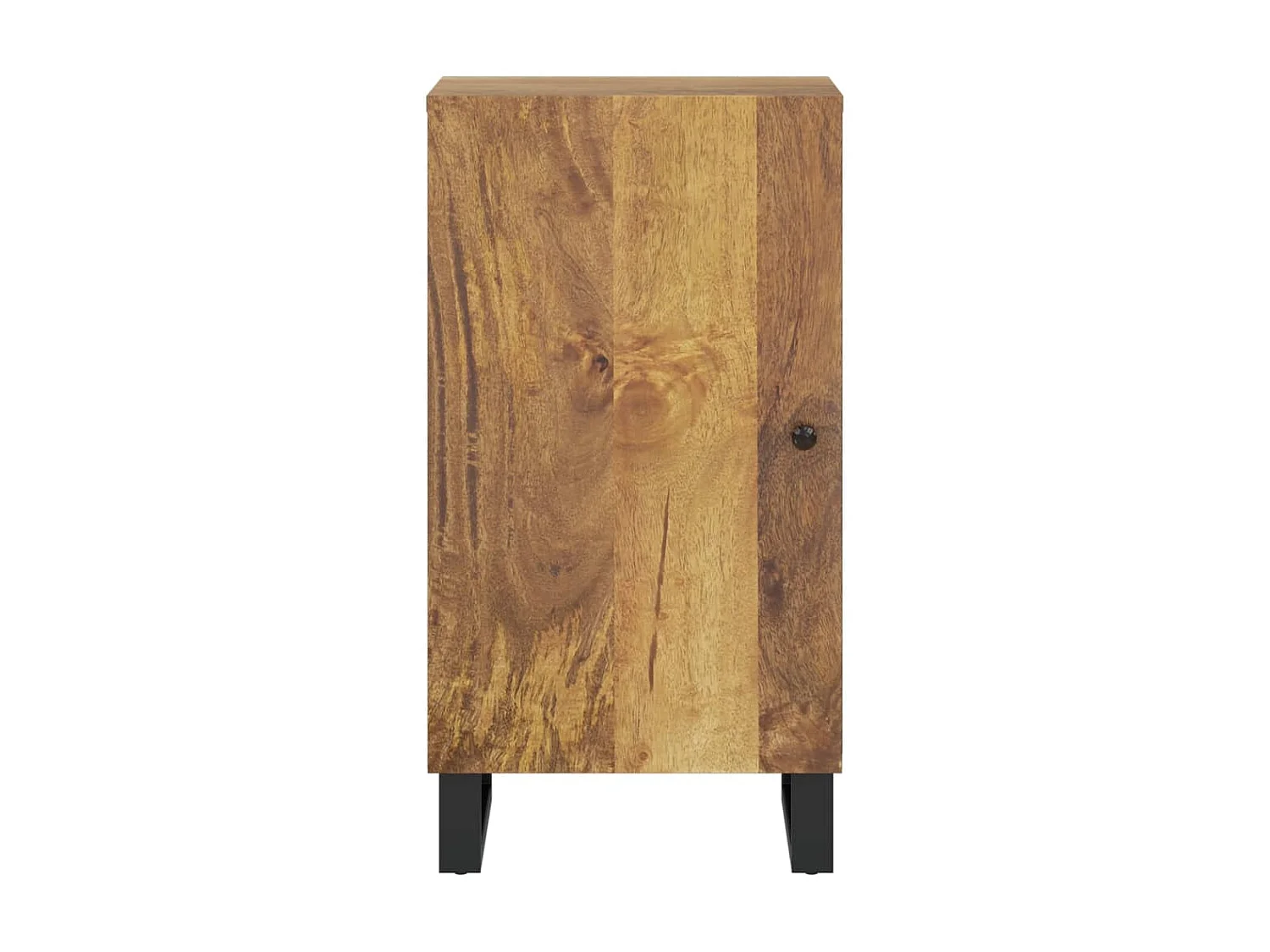 Credenza | Buffet | Armadio con Anta 40x31x75 cm in Legno Massello di Mango