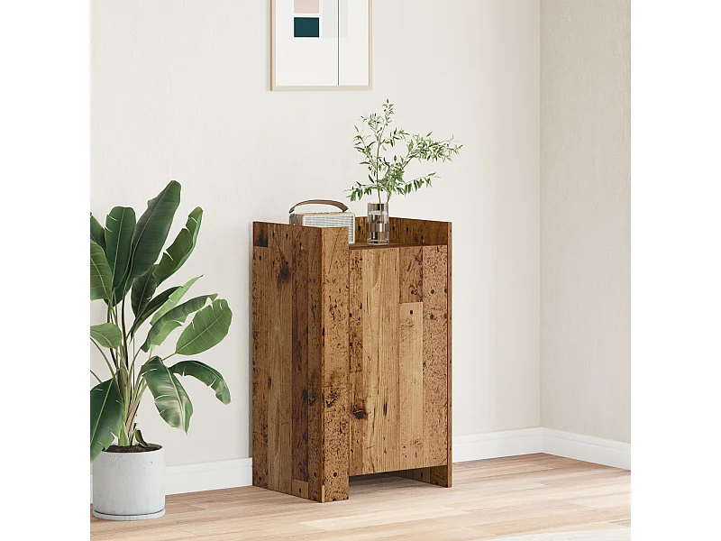 Buffet | Bahut | Meuble de rangement en vieux bois 45x35x75 cm en bois technique