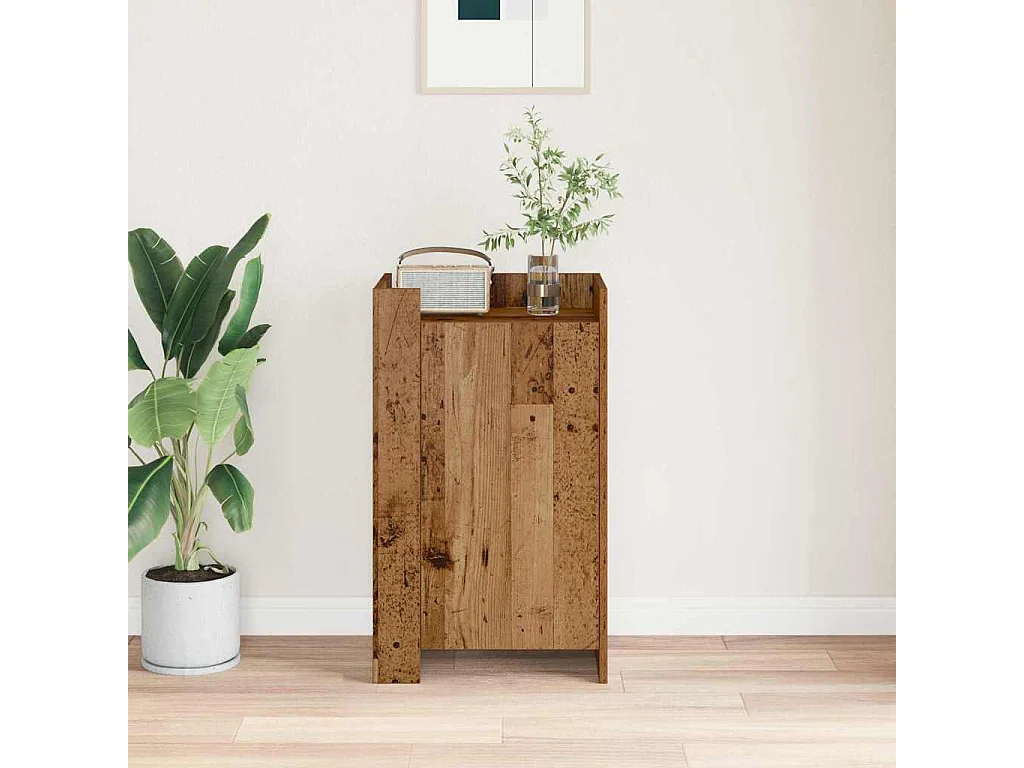 Buffet | Bahut | Meuble de rangement en vieux bois 45x35x75 cm en bois technique