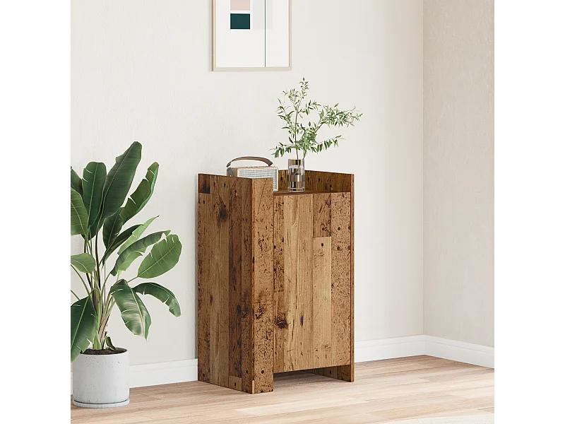 Buffet | Bahut | Meuble de rangement en vieux bois 45x35x75 cm en bois technique