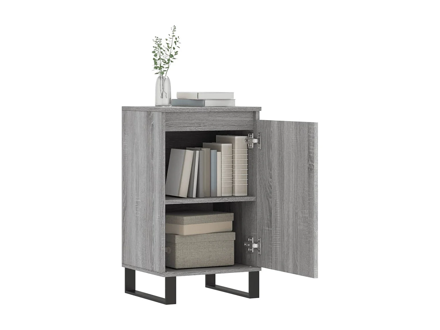 Credenze | Buffet | Armadi 2 pz Grigio Sonoma 40x35x70 cm in Legno Multistrato