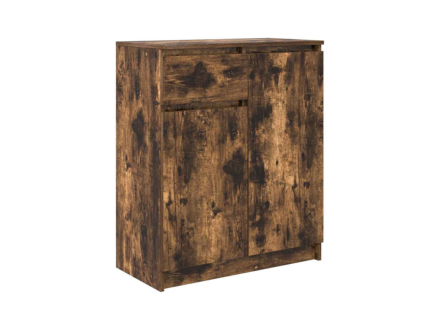 Credenza | Buffet | Armadio con Cassetto Rovere Fumo 71x35x84 cm in Truciolato