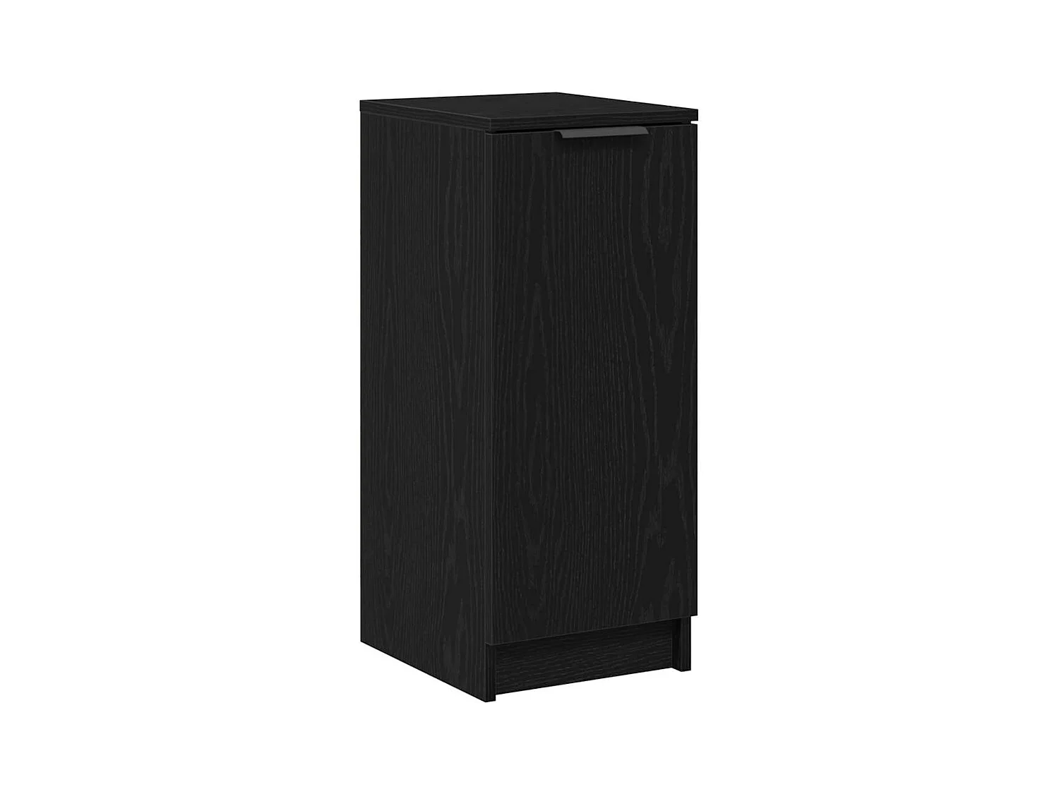 Buffet | Bahut | Meuble de rangement à chaussures Noir Chêne 30x35x70 cm en bois d'ingénierie