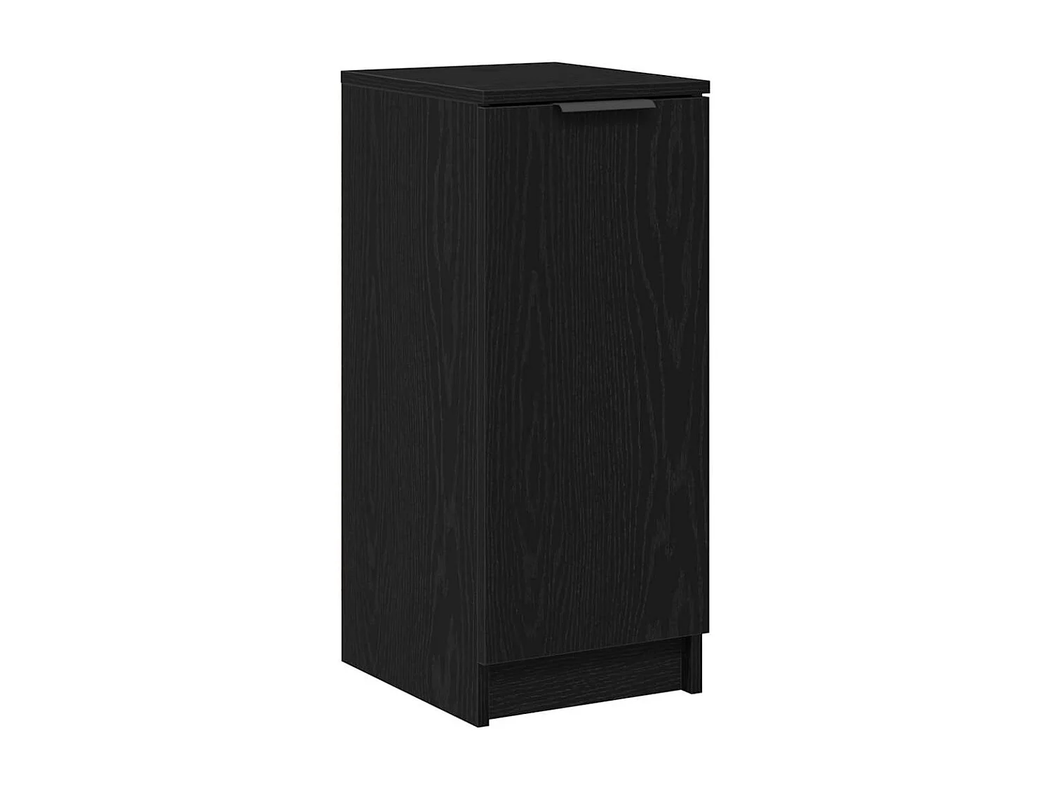 Buffet | Bahut | Meuble de rangement à chaussures Noir Chêne 30x35x70 cm en bois d'ingénierie