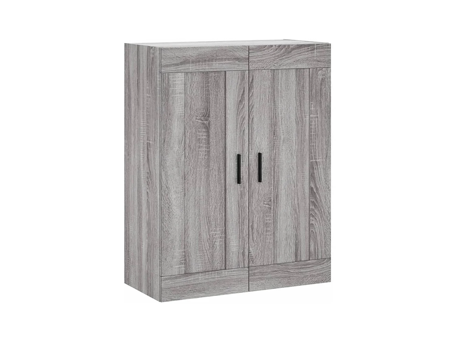 Buffet | Bahut | Meuble de rangement haut Sonoma gris 69,5x34x180 cm Bois d'ingénierie