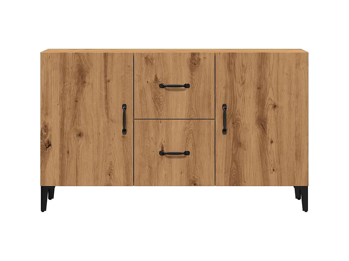 Credenza | Buffet | Armadio Rovere Artigianale 100x36x60 cm in Legno Multistrato