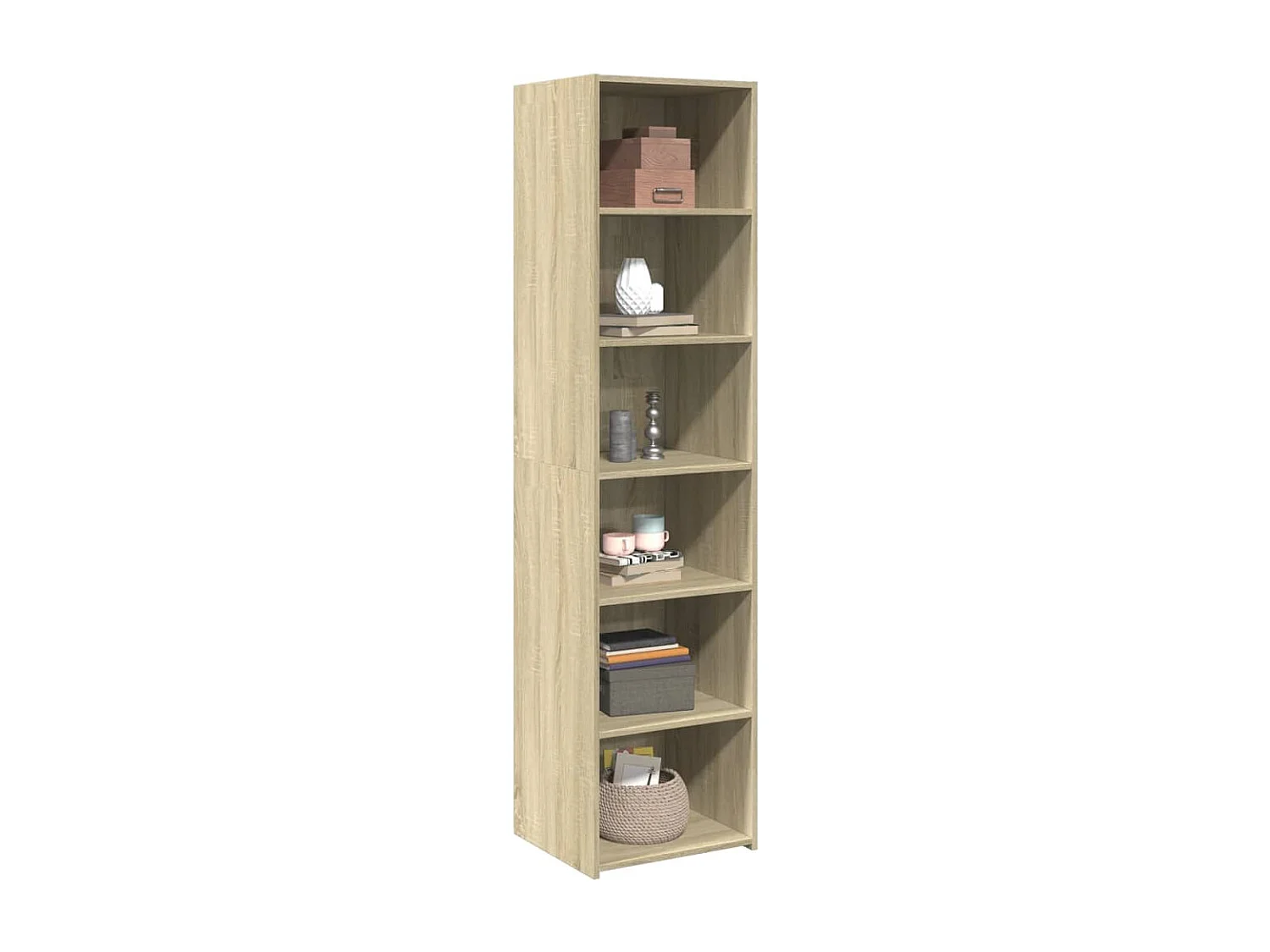 Buffet | Bahut | Meuble de rangement haut chêne sonoma 45x41x185 cm bois d'ingénierie