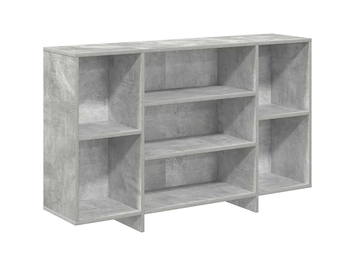 Buffet | Bahut | Meuble de rangement gris béton 120x30x75 cm bois d'ingénierie
