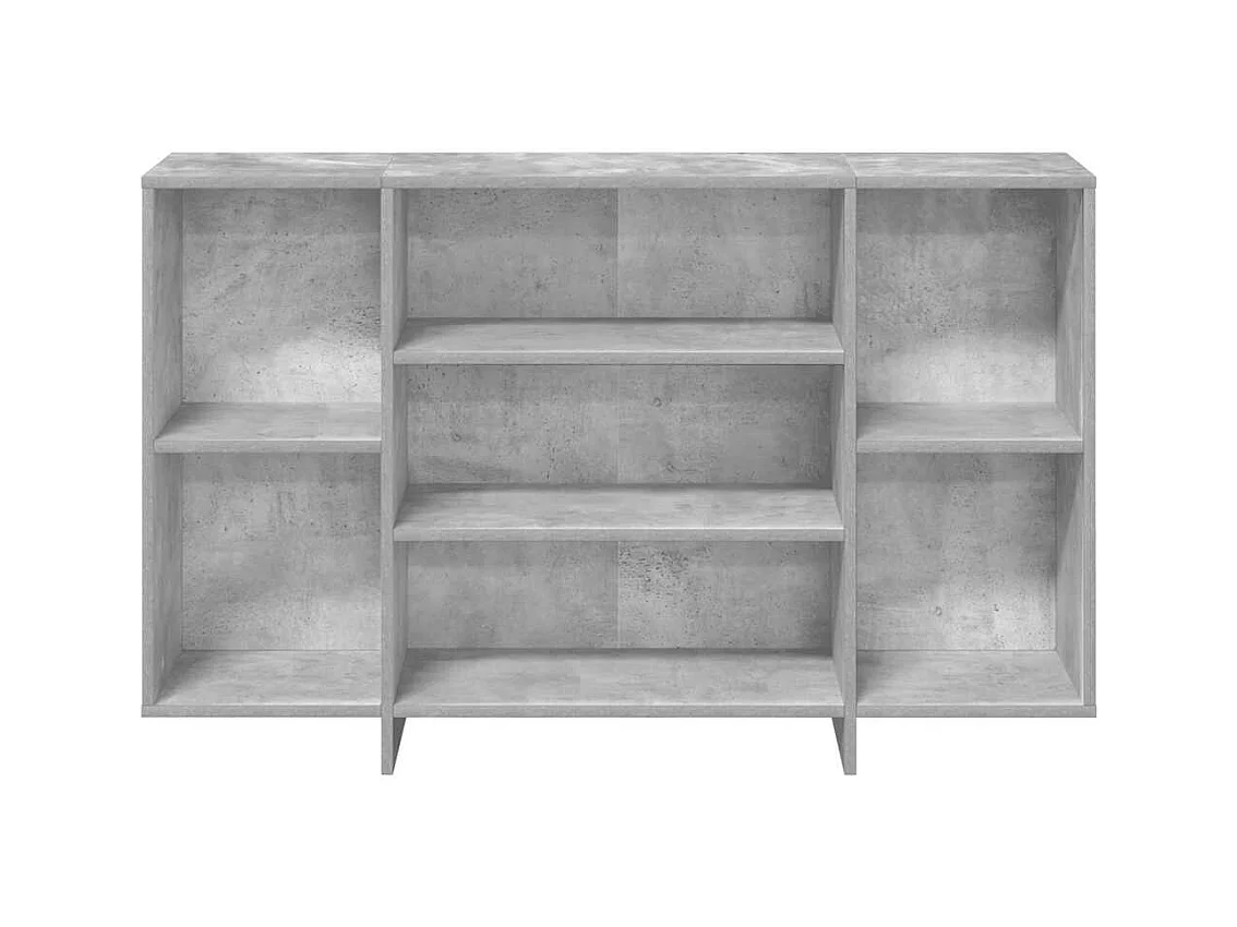 Buffet | Bahut | Meuble de rangement gris béton 120x30x75 cm bois d'ingénierie