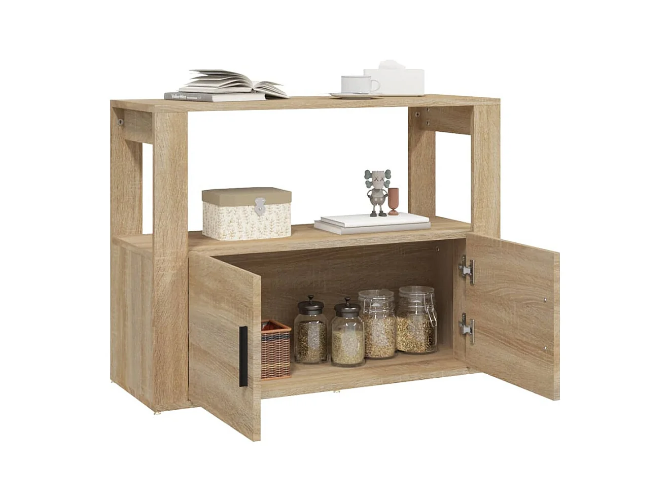 Buffet | Bahut | Meuble de rangement Chêne sonoma 80x30x60 cm Bois d'ingénierie