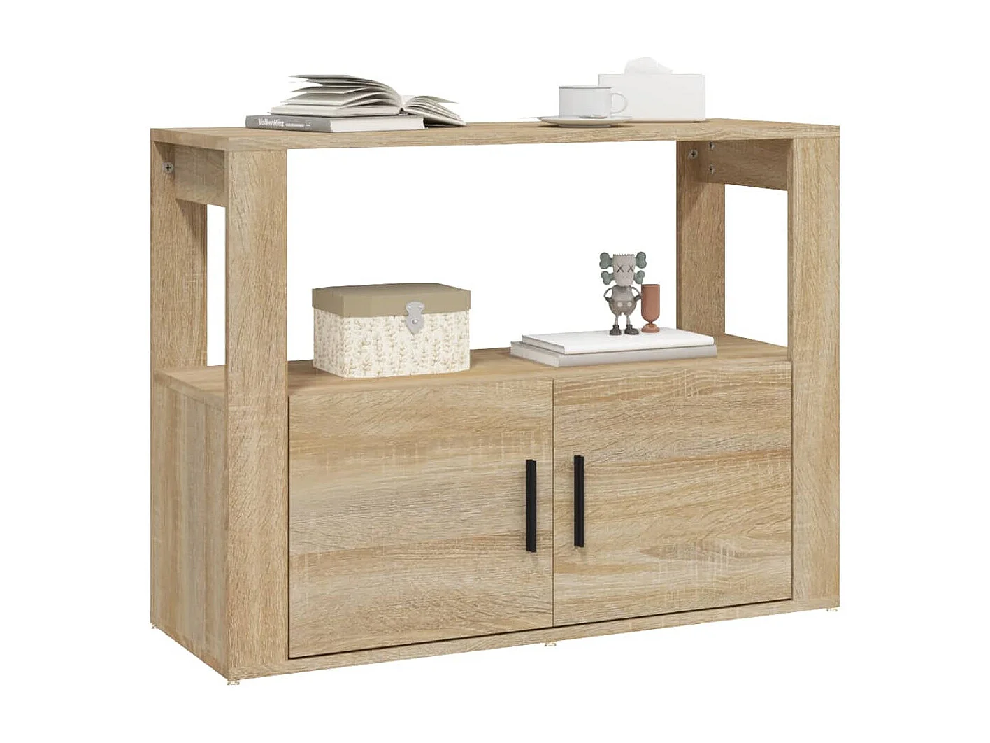 Buffet | Bahut | Meuble de rangement Chêne sonoma 80x30x60 cm Bois d'ingénierie