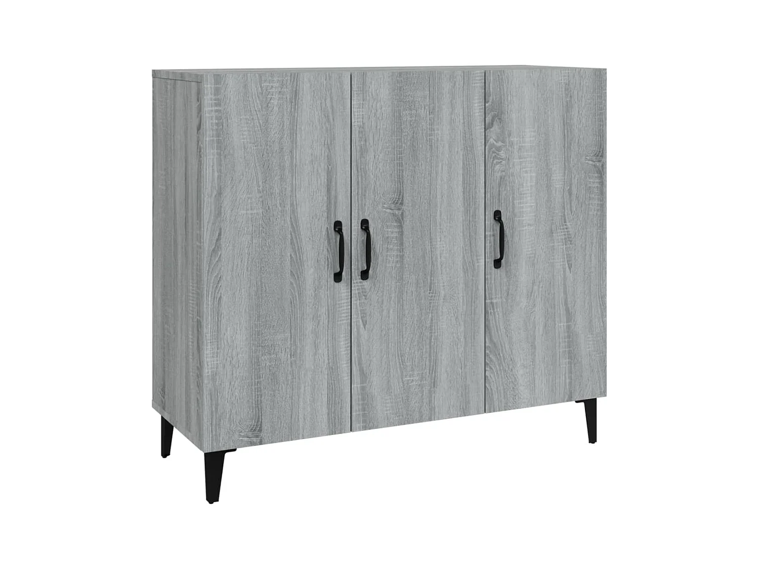 Buffet | Bahut | Meuble de rangement sonoma gris 90x34x80 cm bois d'ingénierie